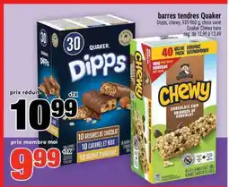Super C BARRES TENDRES QUAKER offer
