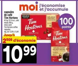 Super C capsules de café Tim Hortons offer