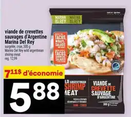 Super C viande de crevettes sauvages d’Argentine Marina Del Rey offer