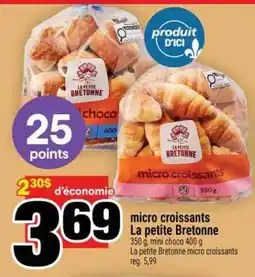 Super C MICRO CROISSANTS LA PETITE BRETONNE offer