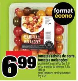 Super C tomates raisins de serre, tomates mélangées offer