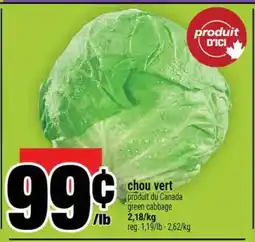 Super C CHOU VERT offer