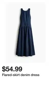 H&M Flared-skirt denim dress offer
