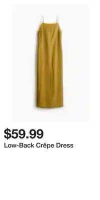H&M Low-Back Crêpe Dress offer