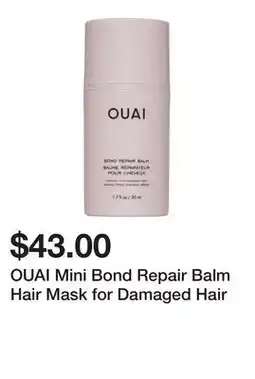 Sephora OUAI Mini Bond Repair Balm Hair Mask for Damaged Hair offer