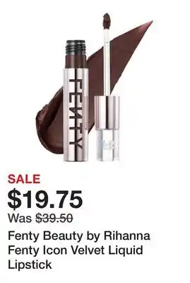 Sephora Fenty Beauty by Rihanna Fenty Icon Velvet Liquid Lipstick offer