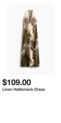 H&M Linen Halterneck Dress offer