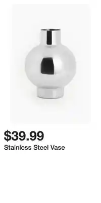 H&M Stainless Steel Vase offer