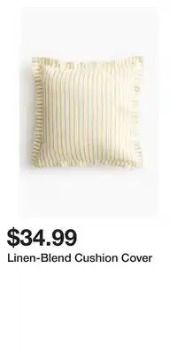 H&M Linen-Blend Cushion Cover offer