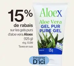 Avril gels purs d'aloe vera Aloex offer