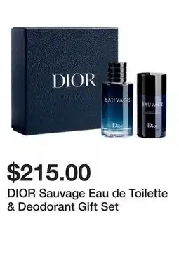 Sephora DIOR Sauvage Eau de Toilette & Deodorant Gift Set offer