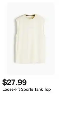 H&M Loose-Fit Sports Tank Top offer