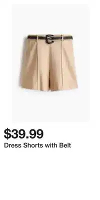 H&M Dress Shorts with Belt offer