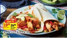 M & M Food Market Chicken Fajita Kit offer