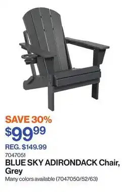 Patrick Morin ADIRONDACK Chair, Grey offer