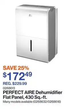 Patrick Morin Dehumidifier Flat Panel, 430 Sq.-ft offer