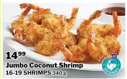 M & M Food Market Jumbo Coconut Shrimp offer