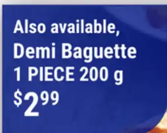M & M Food Market Demi Baguette offer