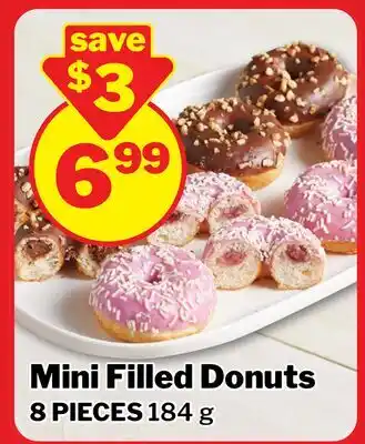 M & M Food Market Mini Filled Donuts offer