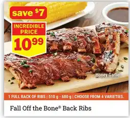M & M Food Market Fall Off the Bone Back Ribs offer