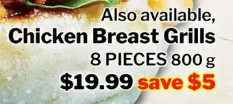 M & M Food Market Chicken Breast Grills offer