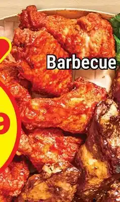 M & M Food Market Barbecue Fully Cooked Chicken Wings offer