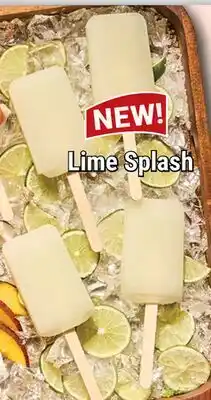 M & M Food Market Lime Splash Fruit Bar offer