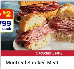 M & M Food Market Montreal Smoked Meat offer