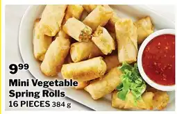 M & M Food Market Mini Vegetable Spring Rolls offer