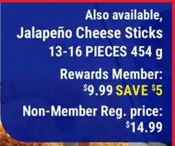 M & M Food Market Jalapeño Cheese Sticks offer