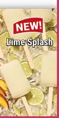 M & M Food Market Lime Splash Fruit Bars offer