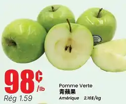 Btrust Supermarket Pomme Verte offer