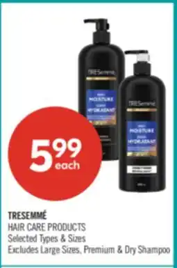 Shoppers Drug Mart TRESEMMÉ HAIR CARE PRODUCTS offer