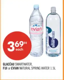 Shoppers Drug Mart GLACÉAU SMARTWATER, FIJI or EVIAN NATURAL SPRING WATER offer