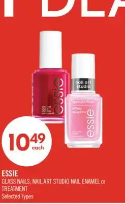 Shoppers Drug Mart ESSIE GLASS NAILS, NAIL ART STUDIO NAIL ENAMEL or TREATMENT offer