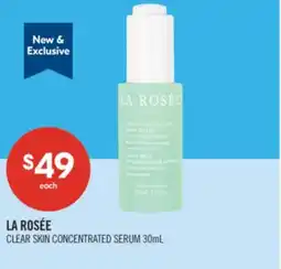 Shoppers Drug Mart LA ROSÉE CLEAR SKIN CONCENTRATED SERUM offer