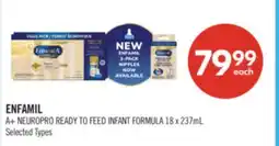 Shoppers Drug Mart ENFAMIL A+ NEUROPRO READY TO FEED INFANT FORMULA 18 x 237mL offer