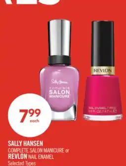 Shoppers Drug Mart SALLY HANSEN COMPLETE SALON MANICURE or REVLON NAIL ENAMEL offer