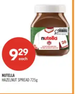 Shoppers Drug Mart NUTELLA HAZELNUT SPREAD offer