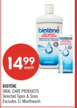 Shoppers Drug Mart BIOTENE ORAL CARE PRODUCTS offer