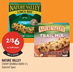 Shoppers Drug Mart NATURE VALLEY CHEWY GRANOLA BARS offer