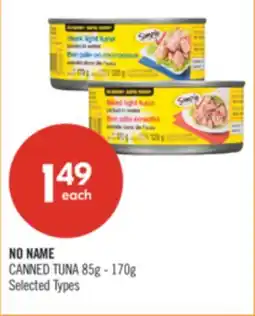 Shoppers Drug Mart NO NAME CANNED TUNA offer
