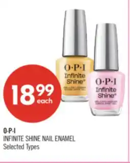 Shoppers Drug Mart O∙P∙I INFINITE SHINE NAIL ENAMEL offer