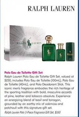 Shoppers Drug Mart Ralph Lauren Polo 3-Piece Fragrance Gift Set offer
