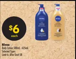 Shoppers Drug Mart Nivea Body Lotion offer