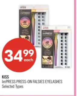 Shoppers Drug Mart KISS ImPRESS PRESS-ON FALSIES EYELASHES offer