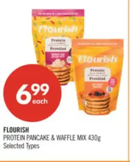 Shoppers Drug Mart FLOURISH PROTEIN PANCAKE & WAFFLE MIX offer