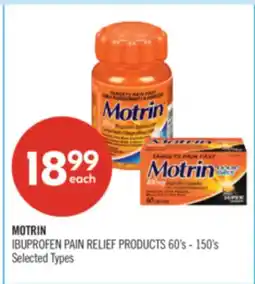 Shoppers Drug Mart MOTRIN IBUPROFEN PAIN RELIEF PRODUCTS offer