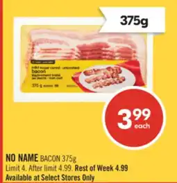 Shoppers Drug Mart NO NAME BACON offer