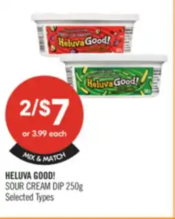 Shoppers Drug Mart HELUVA GOOD! SOUR CREAM DIP offer